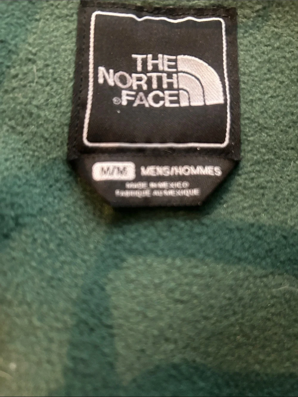 The North Face Green and Black Men’s Lightweight Fleece Jacket